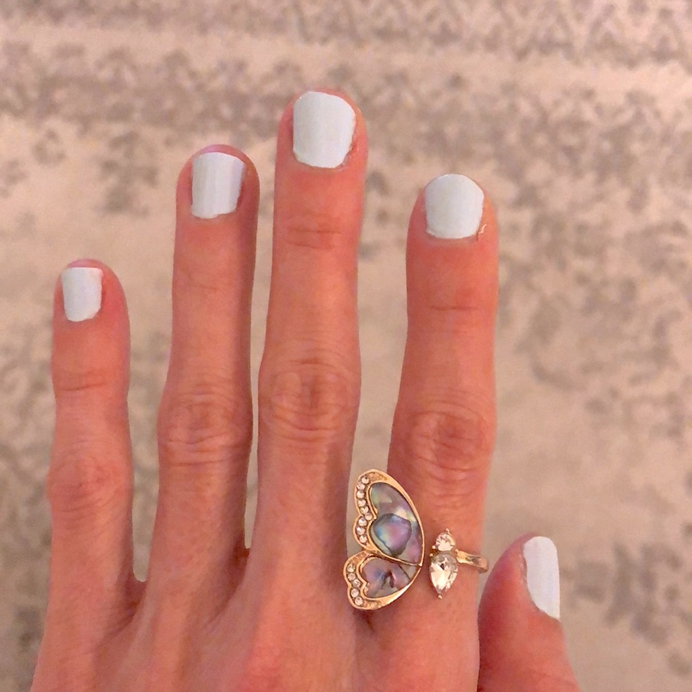 Gorgeous Adjustable Butterfly Statement Ring - image 7